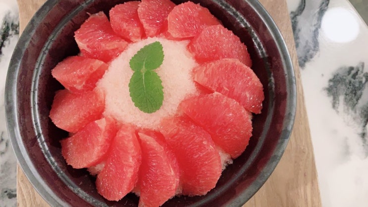 세번째 방문! 강남 카페, 자몽빙수 맛집 가비터