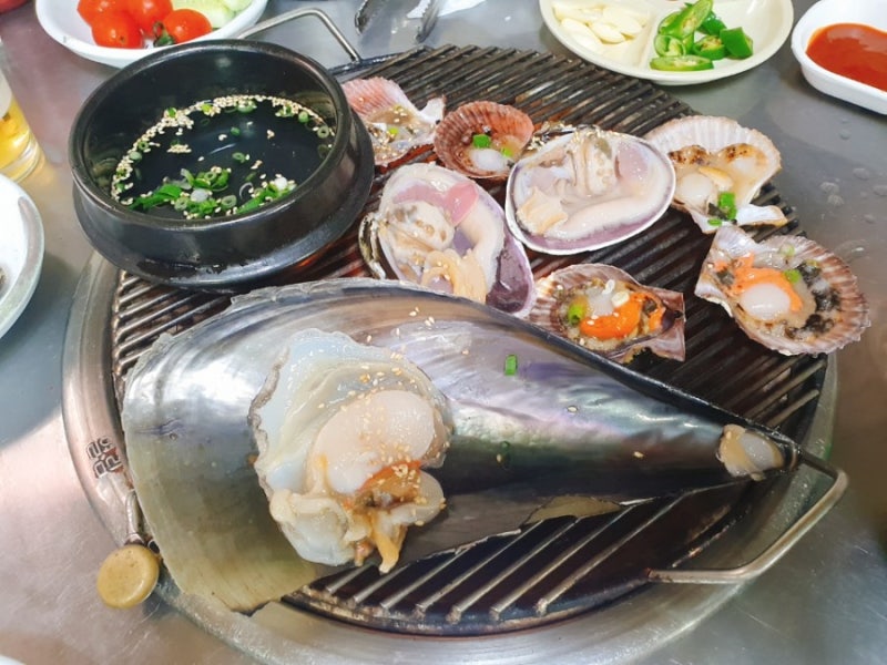 [완도 조개구이]⭐⭐⭐⭐⭐다도해 회 센터에서 조개구이랑 해물라면 : 네이버 블로그