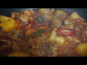 ASMR cooking Korean chicken dishes タットリタン / 초간단 닭 볶음탕 만들기!
