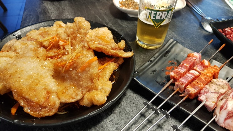 선릉 양꼬치 맛집 냉장 양고기를 사용하여 양꼬치와 양갈비 꼬치가 정말 맛있는 제일양