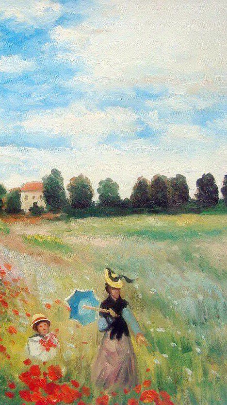 클로드 모네[Oscar-Claude Monet] : 아르장퇴유의 양귀비 꽃(Les Coquelicots:environs d'Argenteuil)