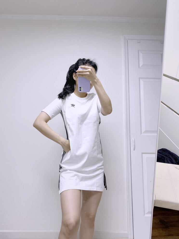  아디다스 락업 티드레스 : 여름 반팔 원피스 추천 ( + 사이즈팁 )