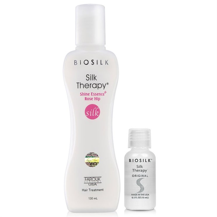  이번달 세일핫템 실크테라피 샤인에센스 플러스 로즈힙 헤어에센스 130ml 오리지날 15ml~ 뜯어보니