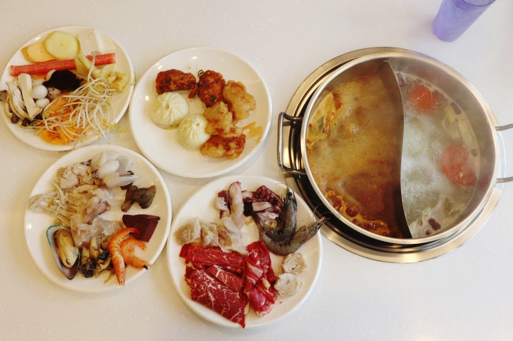  건대훠궈 무한리필 중경식객 꿔바로우도 꿀맛