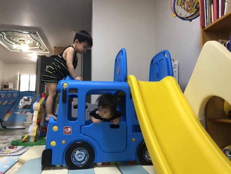  D+844 & D+376 새로생긴 타요 미끄럼틀과 하루를 함께한 바밍