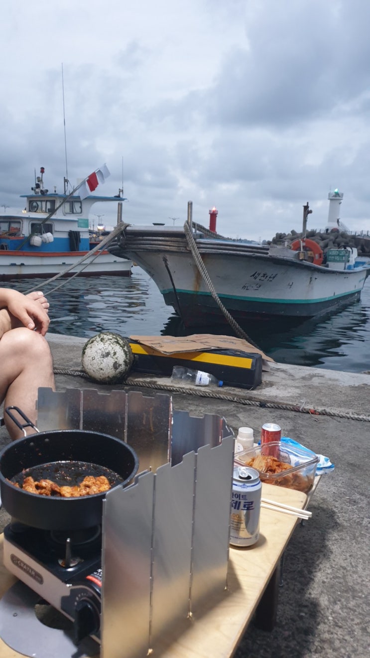  일요일 기장 바닷가 차크닉...시간이 너무 빨리 가요...