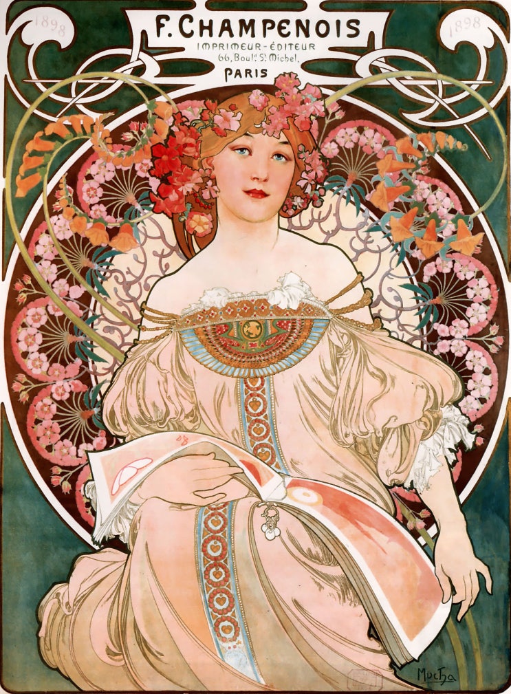  아르누보 짧은 그림 이야기