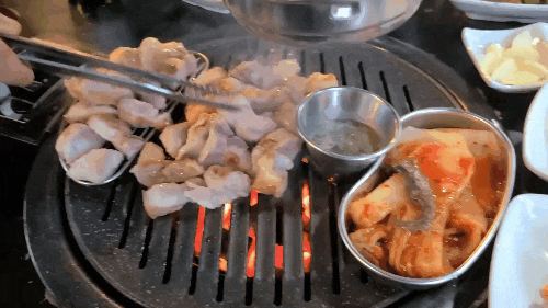  밤일마을제주흑돈새벽숯불가든제주직송오겹살