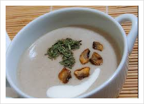  양송이스프 담백해서 참 맛있죠~