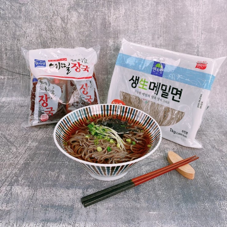  [만개의리뷰] 5분이면 완성되는 여름 별미 한 그릇! 면사랑 메밀소바