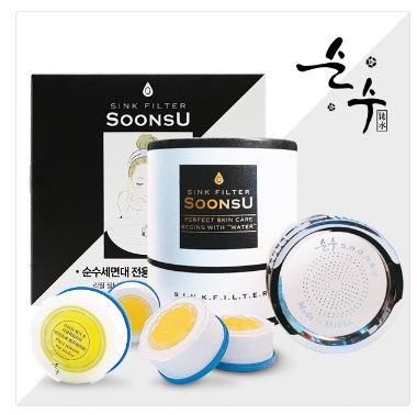  순수 세면대필터 본품+리필4set