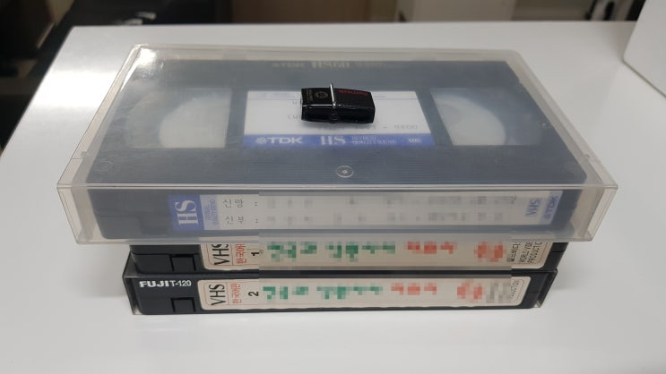  1997년 결혼식 외 vhs 2개 변환