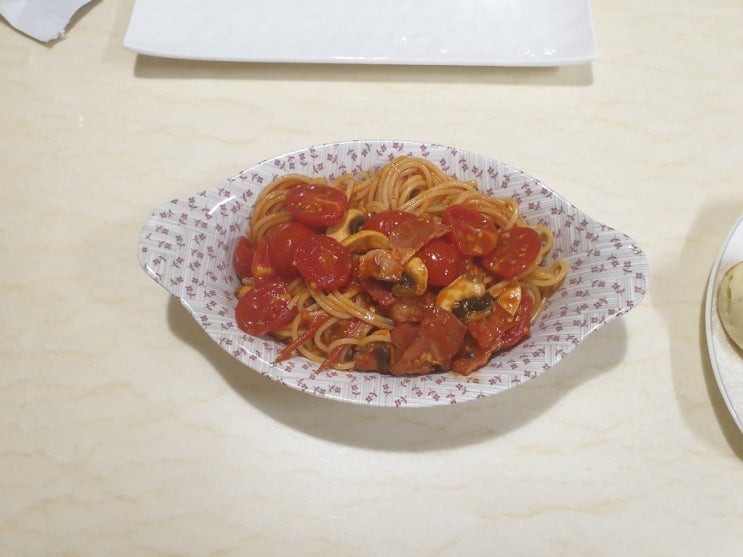  "토마토 스파게티  만들기"