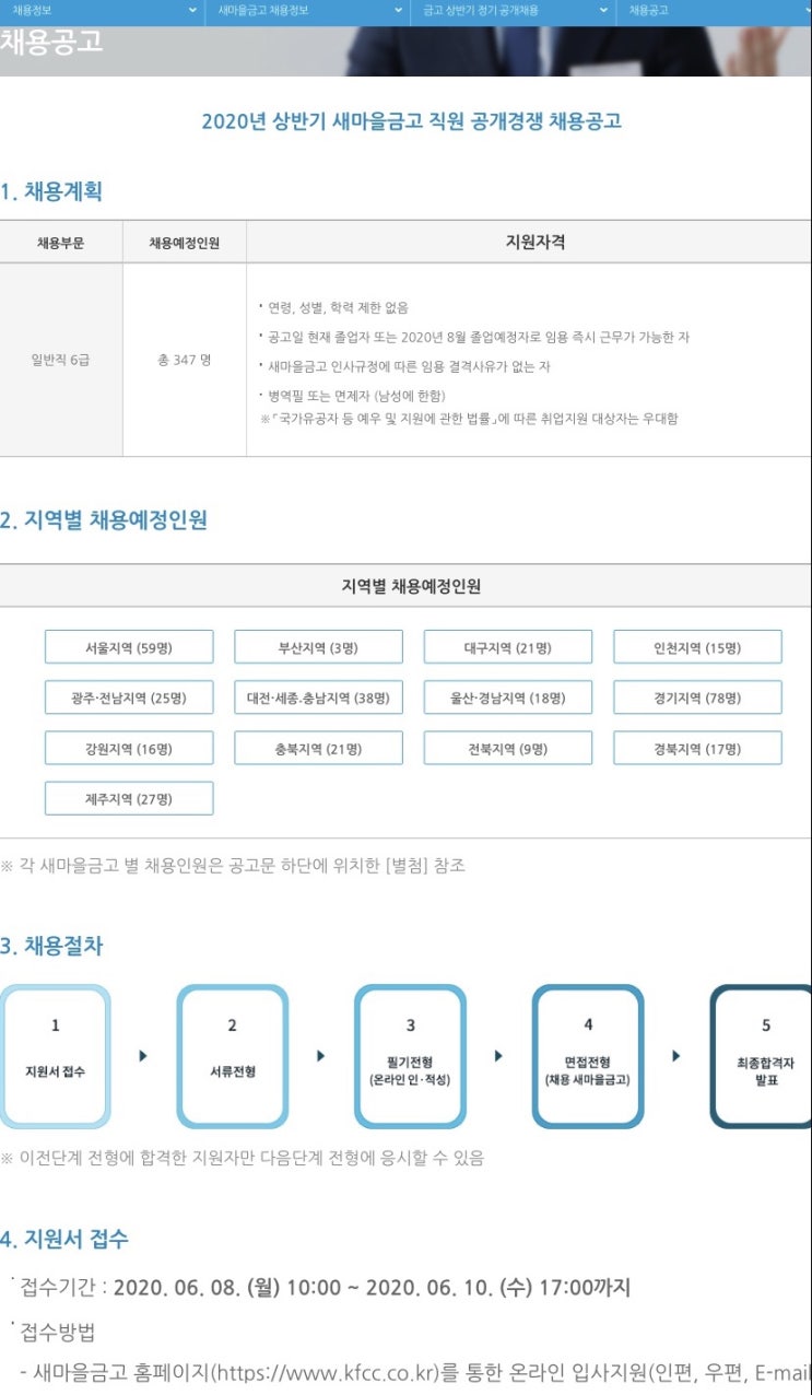  그동안 블로그 뜸했던 이유! 새마을금고 2020년 상반기 서류합격부터 면접후기까지