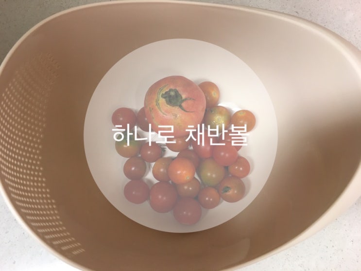 하나로 채반볼 다양하게 사용 가능해~