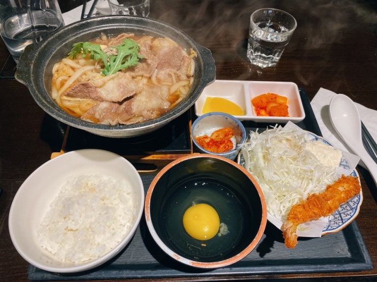  [명동맛집]우에스토 점심특선 스키야키 정식(소고기 전골)