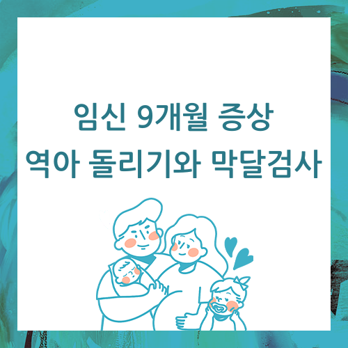  임신 9개월, 역아 돌리기와 막달 검사