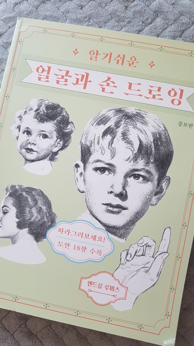  책: 알기쉬운 얼굴과 손 드로잉