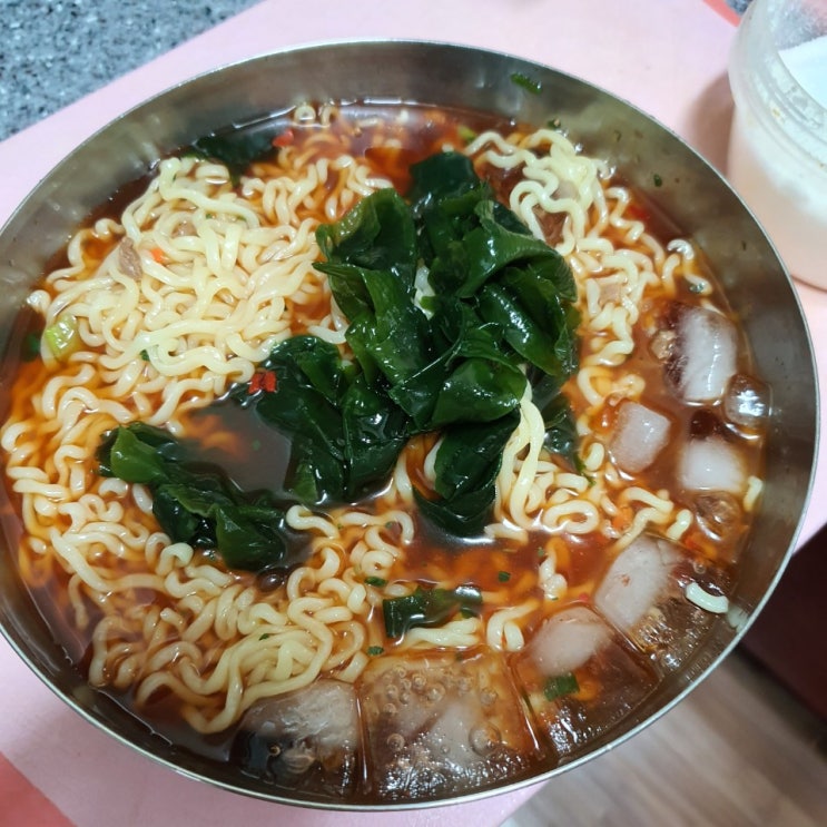  백종원 냉라면 레시피 초간단 버전으로 만들어봤어요