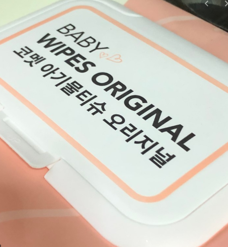  코멧 아기물티슈 오리지널 캡형 우리 아기 첫 물티슈