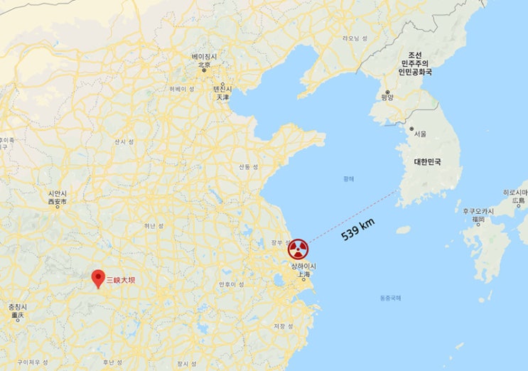 중국 샨샤댐 붕괴하면 대재앙 ... 상하이 원전 터지면 블랙아웃으로  대한민국 한반도에도 엄청난 피해, 샨샤댐 위치, 실시간 생방송 영상보기