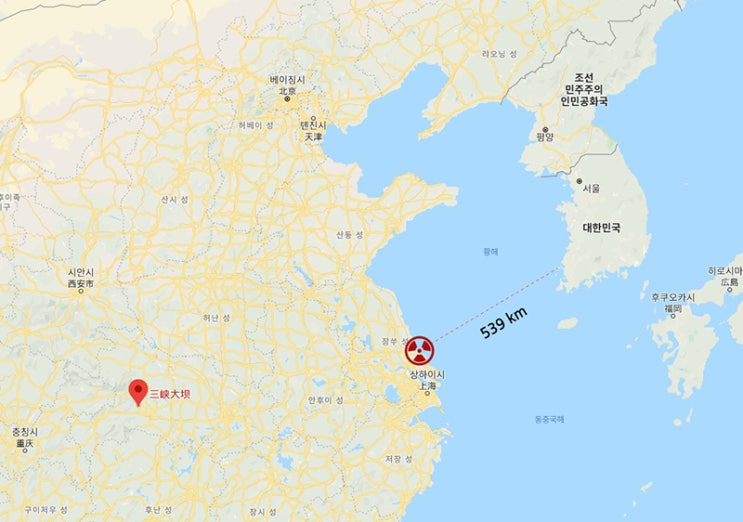  중국 샨샤댐 붕괴하면 대재앙 ... 상하이 원전 터지면 블랙아웃으로  대한민국 한반도에도 엄청난 피해, 샨샤댐 위치, 실시간 생방송 영상보기