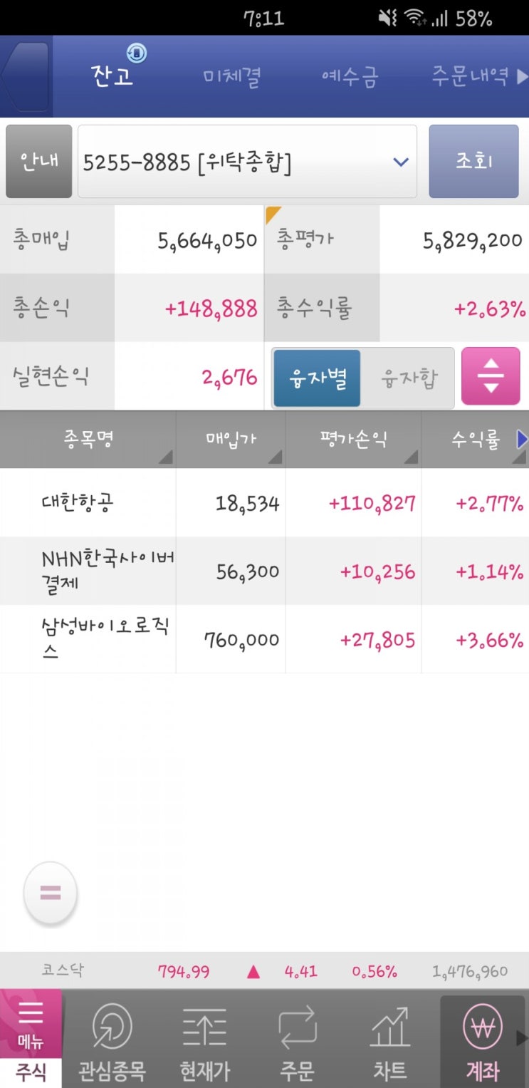  7월 22일 수요일 - 집에서 쉬던날