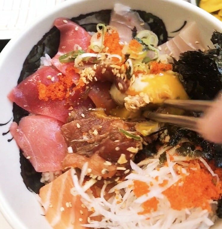  해리단길 맛집 회덮밥 일식 튀김 전문 상짱