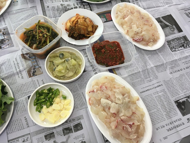  20/7/16 일상_저녁메뉴 : 본가에서 싱싱한 회 먹고옴