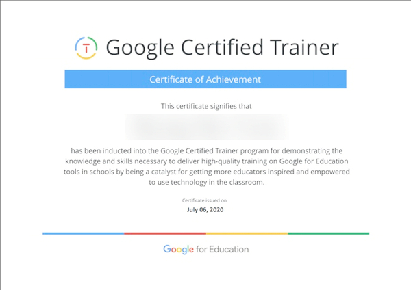  Google Certified Trainer, 구글 트레이너