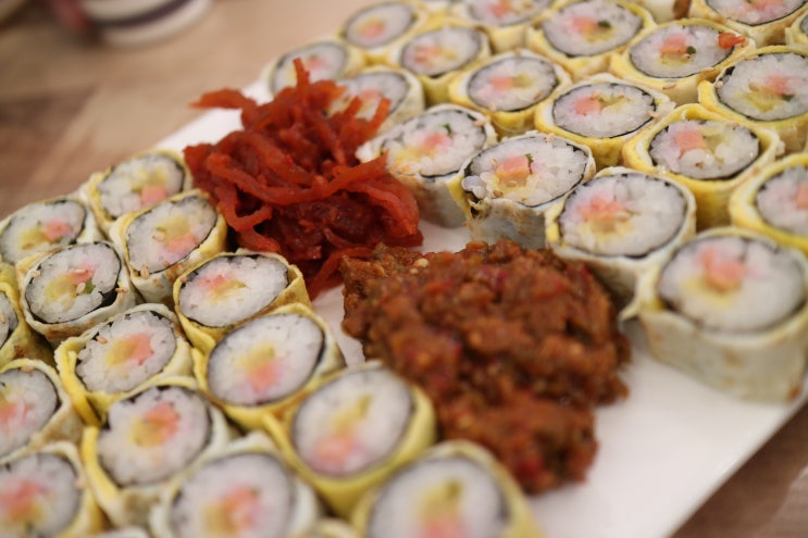  [청주 김밥맛집] 아이가 좋아하는 시계탑계란말이김밥 다녀왔어요