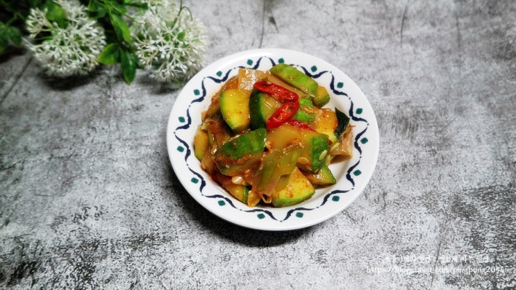  새우젓호박볶음 애호박 새우젓넣어 맛있는 김수미 호박볶음