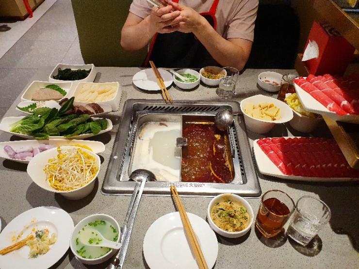 명동 하이디라오 훠궈 재료 선택해서 먹었어요! (+가격,할인)