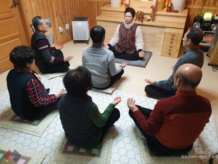 명진원장과 함께 모여 펼친 경기도 양평 빛사랑 관음명상원 이야기