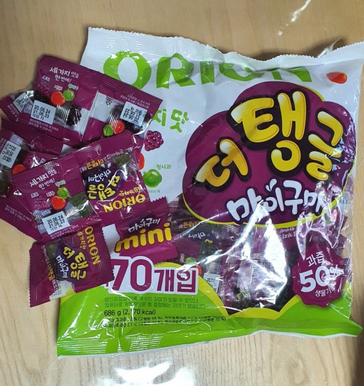  아이들이 좋아하는 간식젤리