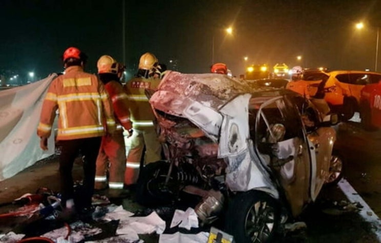 인천 남동구 제3경인고속도로 음주운전 사고 차량 피하려다가 사고 ... 20대 여성 2명 사망