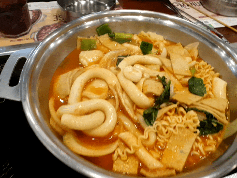 비오는 날 간석 홈플 두끼에서 즉석떡볶이 비오는 날 간석 홈플 두끼에서 즉석떡볶이