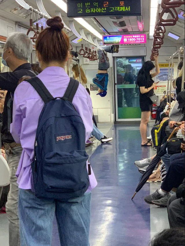  지하철 운동 빌런