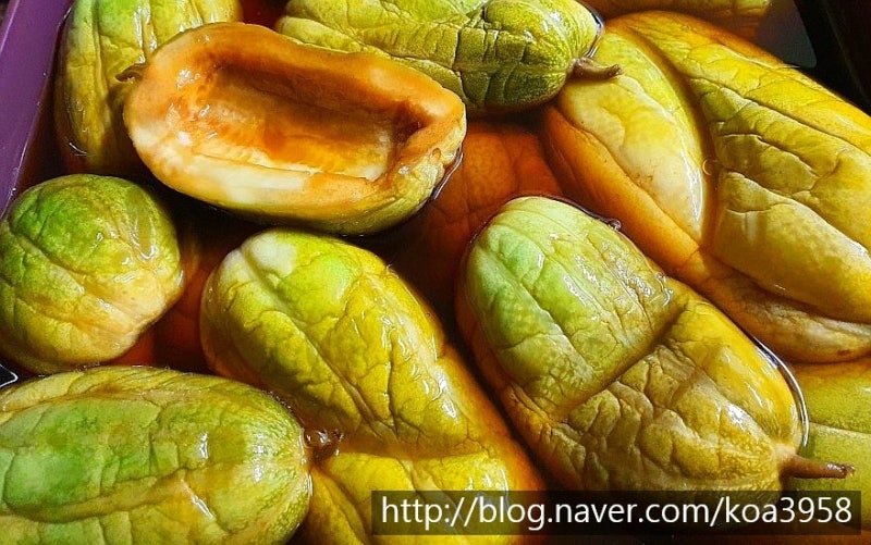 아삭하고 쫄깃한 참외로 만든 장아찌/참외장아찌 담그기!!