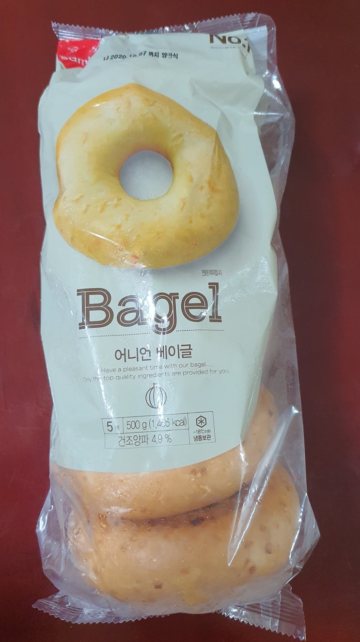  [ 내돈내산 ] 삼립 어니언 베이글 / 훈제연어 베이글 샌드위치 만들기