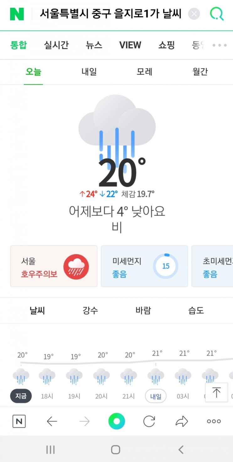  폭우!!! 이렇게까지 와야겠뉘?? 당근마켓 무료나눔 받기. 육아용품