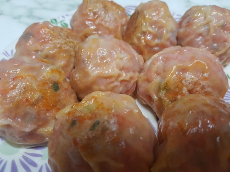  해태-속 알찬 얇은 피 김치만두(고향만두) 리뷰~
