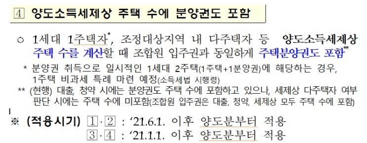  분양권도 주택수에 포함이라구요?(2020년 세법개정안)