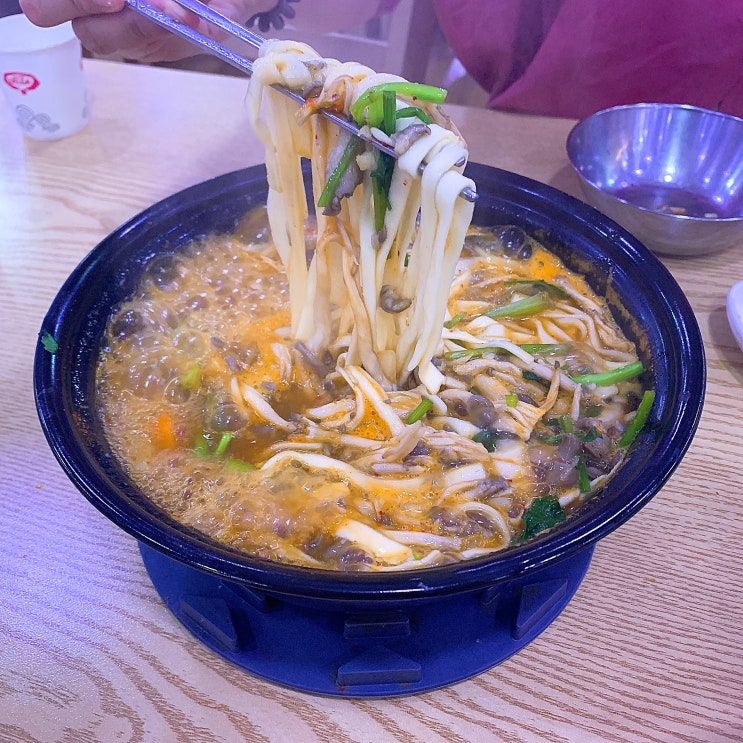  서울 강서 [공항칼국수] - 버섯 칼국수 볶음밥 맛집