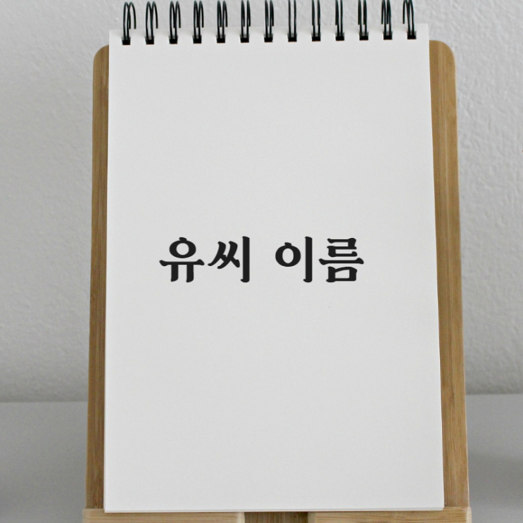  유씨 이름은 이것으로 끝
