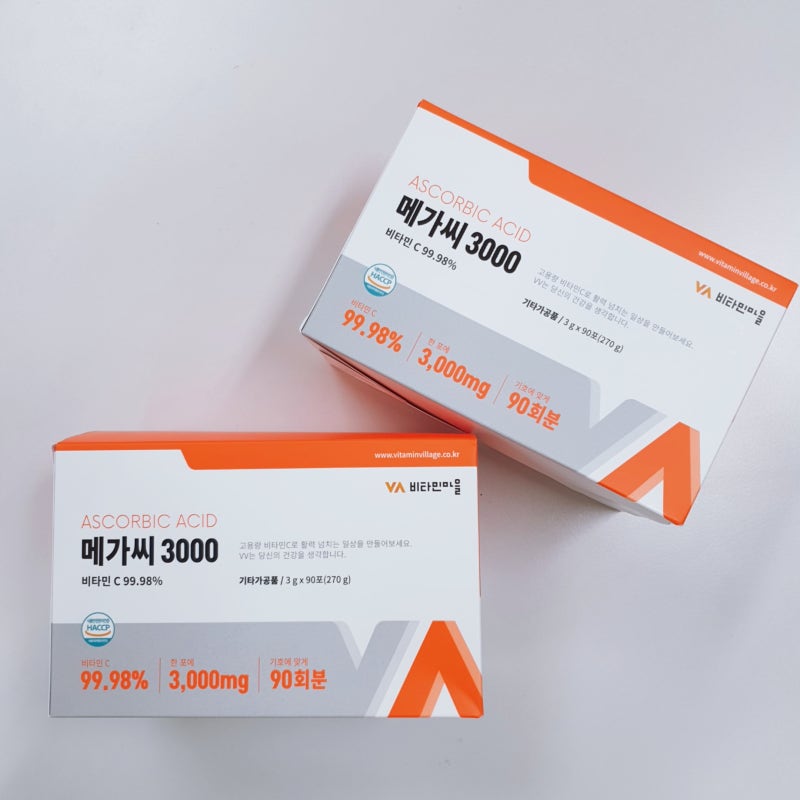 비타민C 추천 : 비타민마을 메가씨3000 메가도스 추천!
