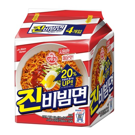  신제품, 여름엔 맵고 시원한 오뚜기 진 비빔면