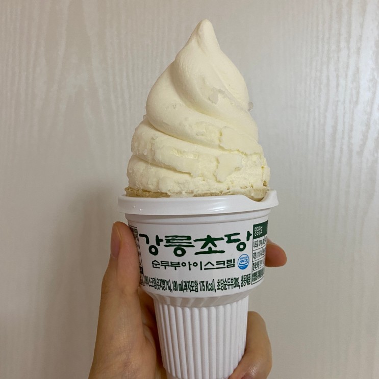 [GS25 강릉 초당 순두부 아이스크림] GS25 편의점 아이스크림 / 내돈내산 아이스크림 리뷰
