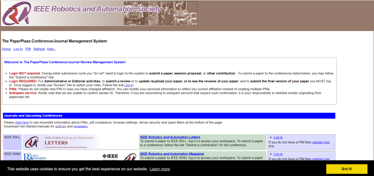  Robotics 학회 및 Journal 한 눈에 확인 하기