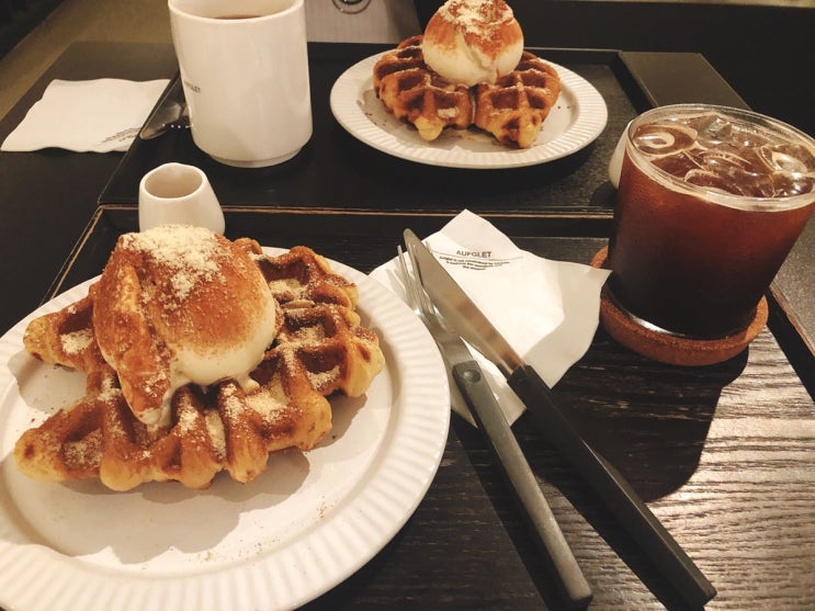  크로플 원조 맛집 아우프글렛 AUFGLET